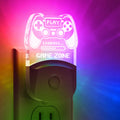 Jandcase 1-Pack 0.5W Plug-in Night Light with Light Sensor, RGB & 3000K Warm Light, Color Changing, Memory Function, White Acrylic, US Plug