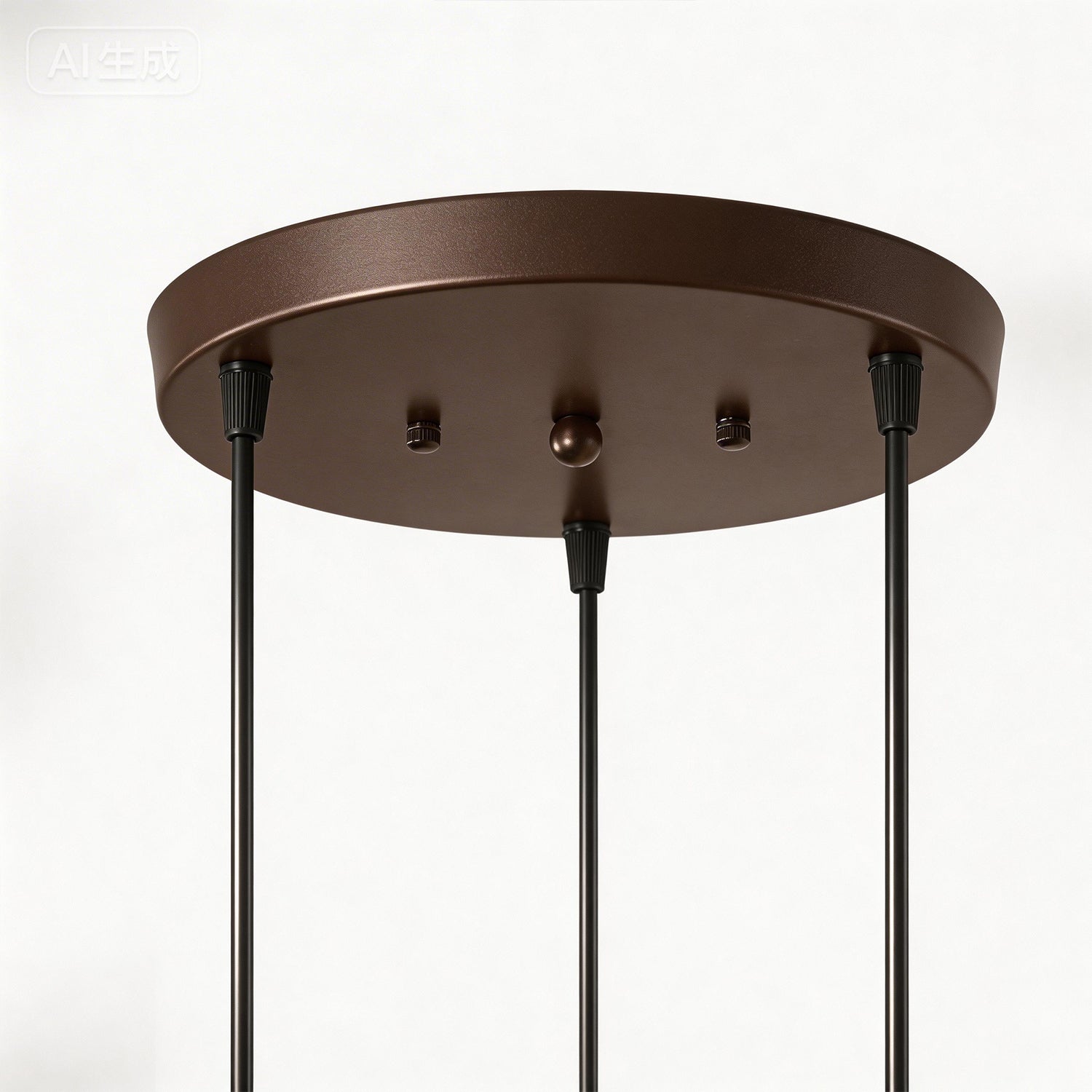 Jandcase 3-Light Oil Rubbed Bronze Kitchen Island Pendant Light with Clear Glass Shade Traditional E26 Ceiling Light Fixture