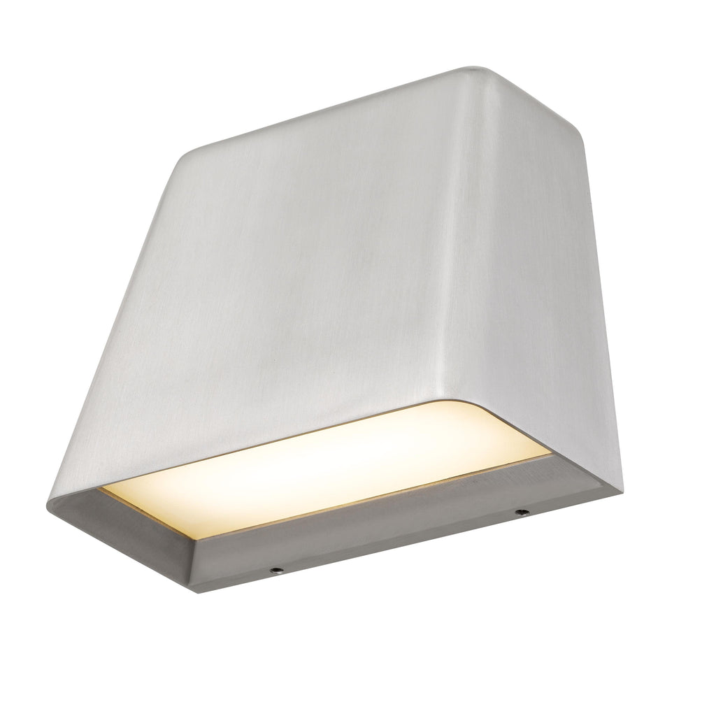 Jandcase 5.5in Brushed Aluminum LED Wall Sconce 12W 541LM 3CCT Dimmable Modern Indoor Wall Light Sand Blast Glass cETLus Certified