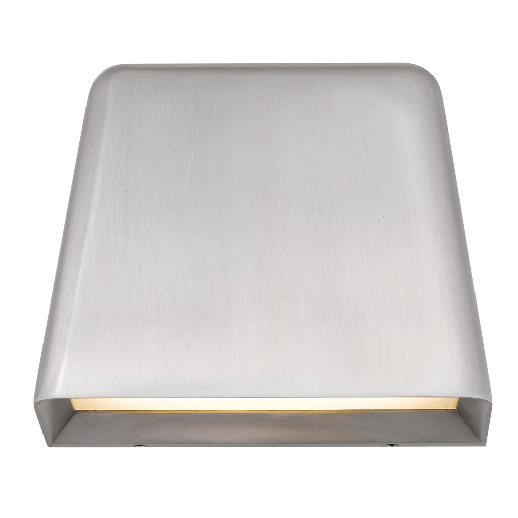 Jandcase 5.5in Brushed Aluminum LED Wall Sconce 12W 541LM 3CCT Dimmable Modern Indoor Wall Light Sand Blast Glass cETLus Certified