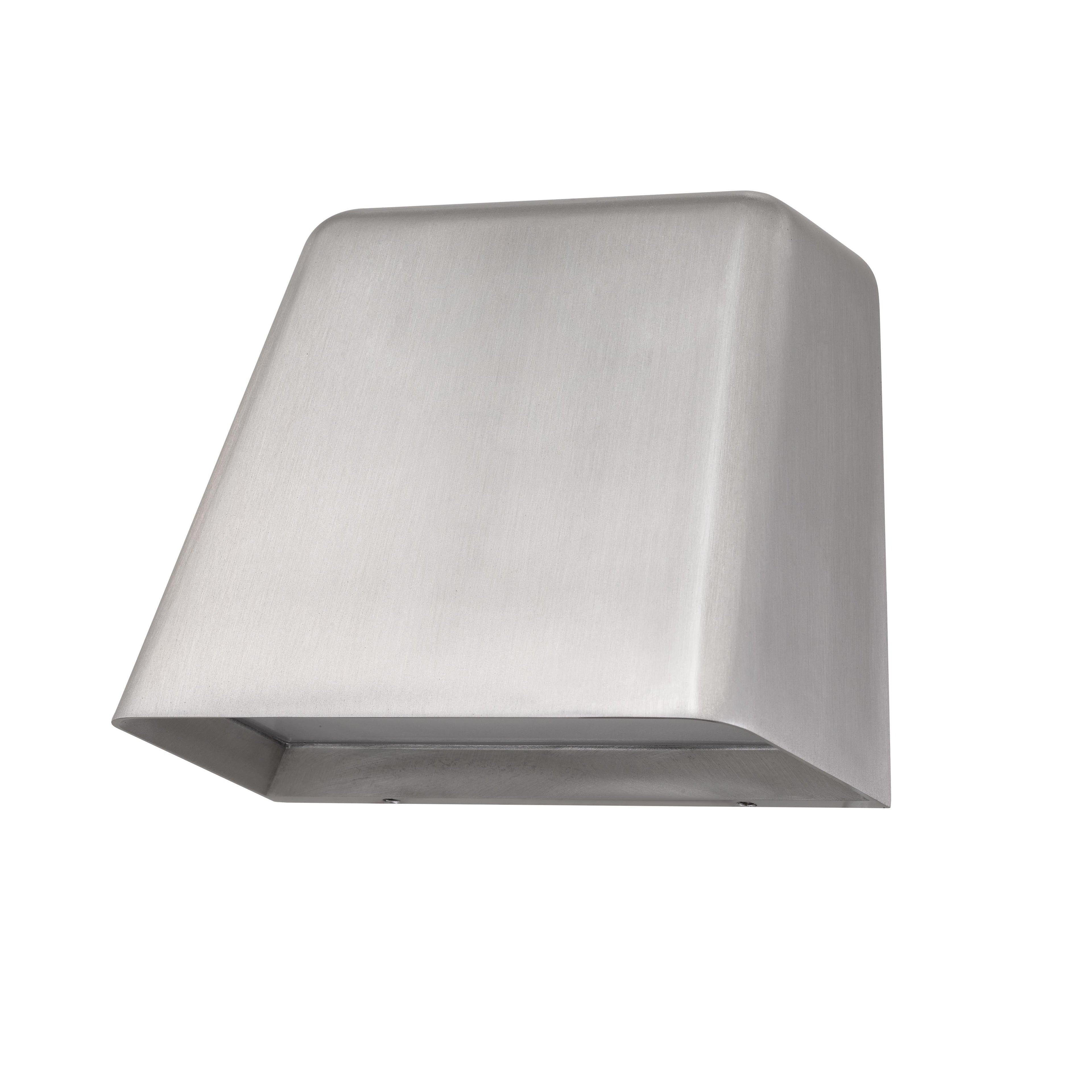 Jandcase 5.5in Brushed Aluminum LED Wall Sconce 12W 541LM 3CCT Dimmable Modern Indoor Wall Light Sand Blast Glass cETLus Certified