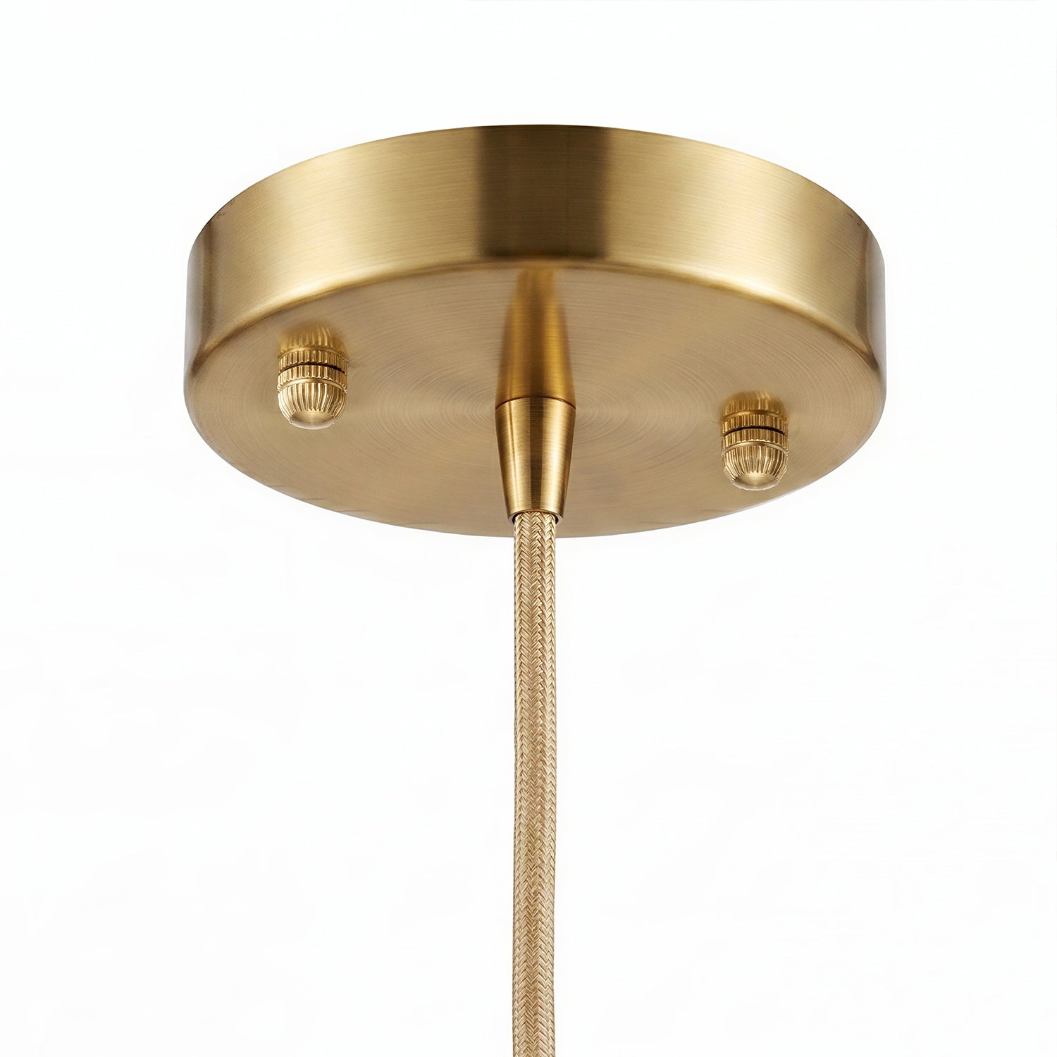 Jandcase 1-Light Brass Pendant Light with Amber Flower Glass Shade Vintage Hanging Ceiling Fixture for Kitchen Island