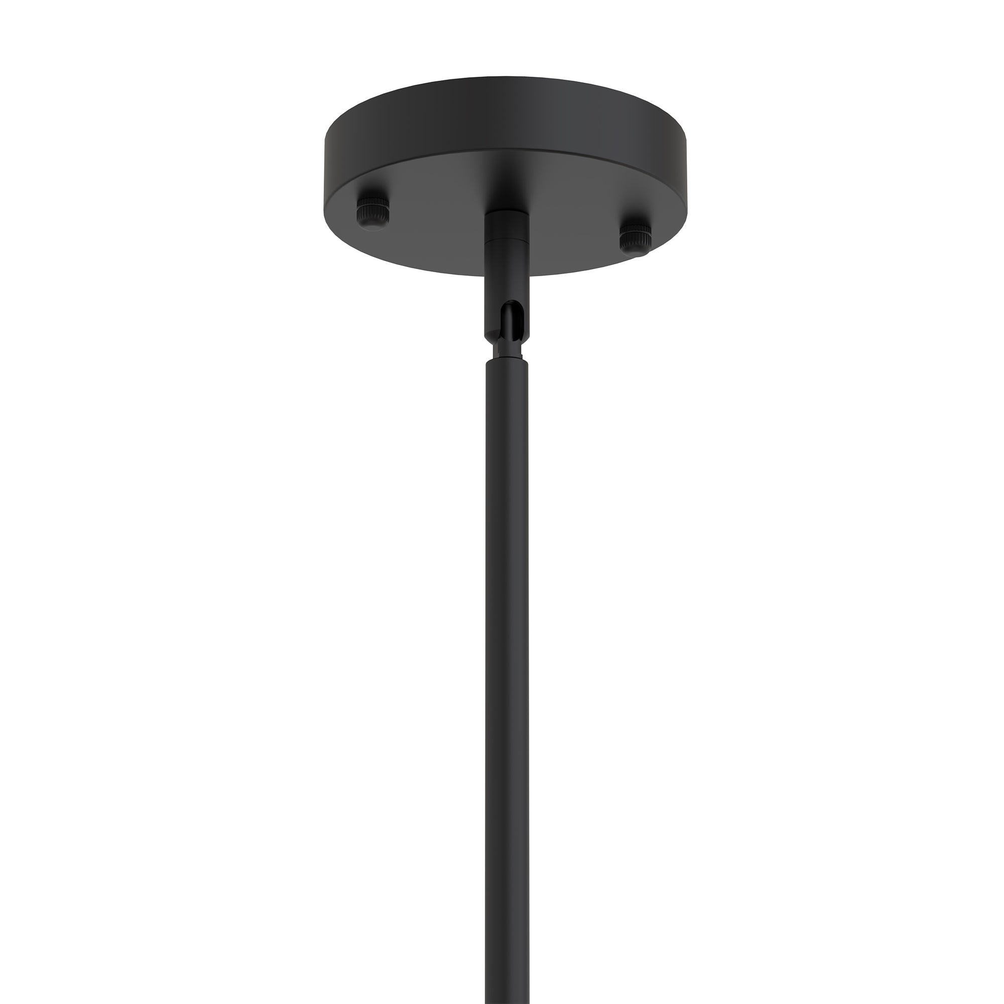 Jandcase 3 Light Kitchen Island Pendant Light with Matte Black Finish and Clear Cylindrical Glass Shades, No Bulbs Included