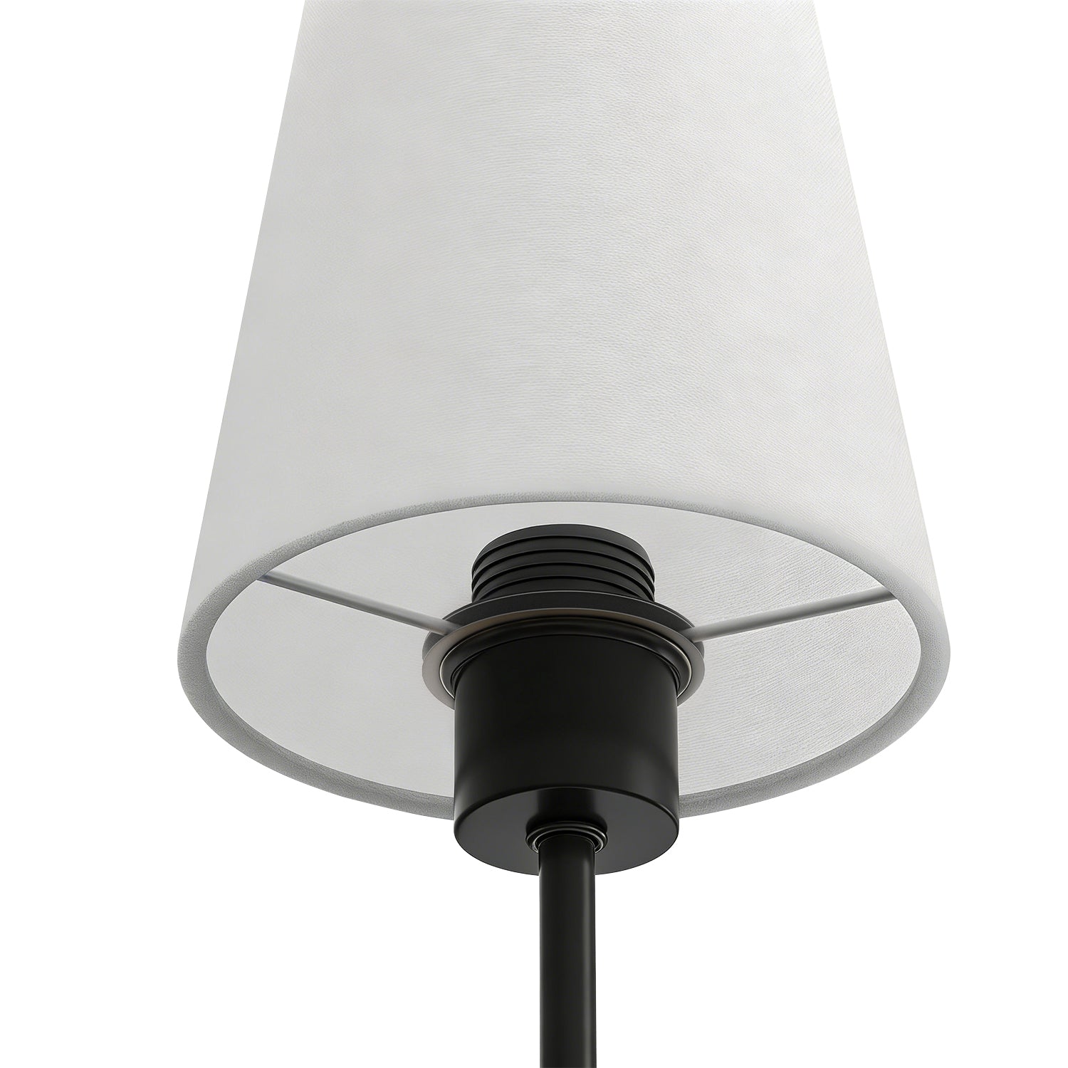 Jandcase 2-Pack Wall Sconces with Fabric Shade, E26 Base, Matte Black, Remote Control RGBCW Dimmable Indoor Lighting