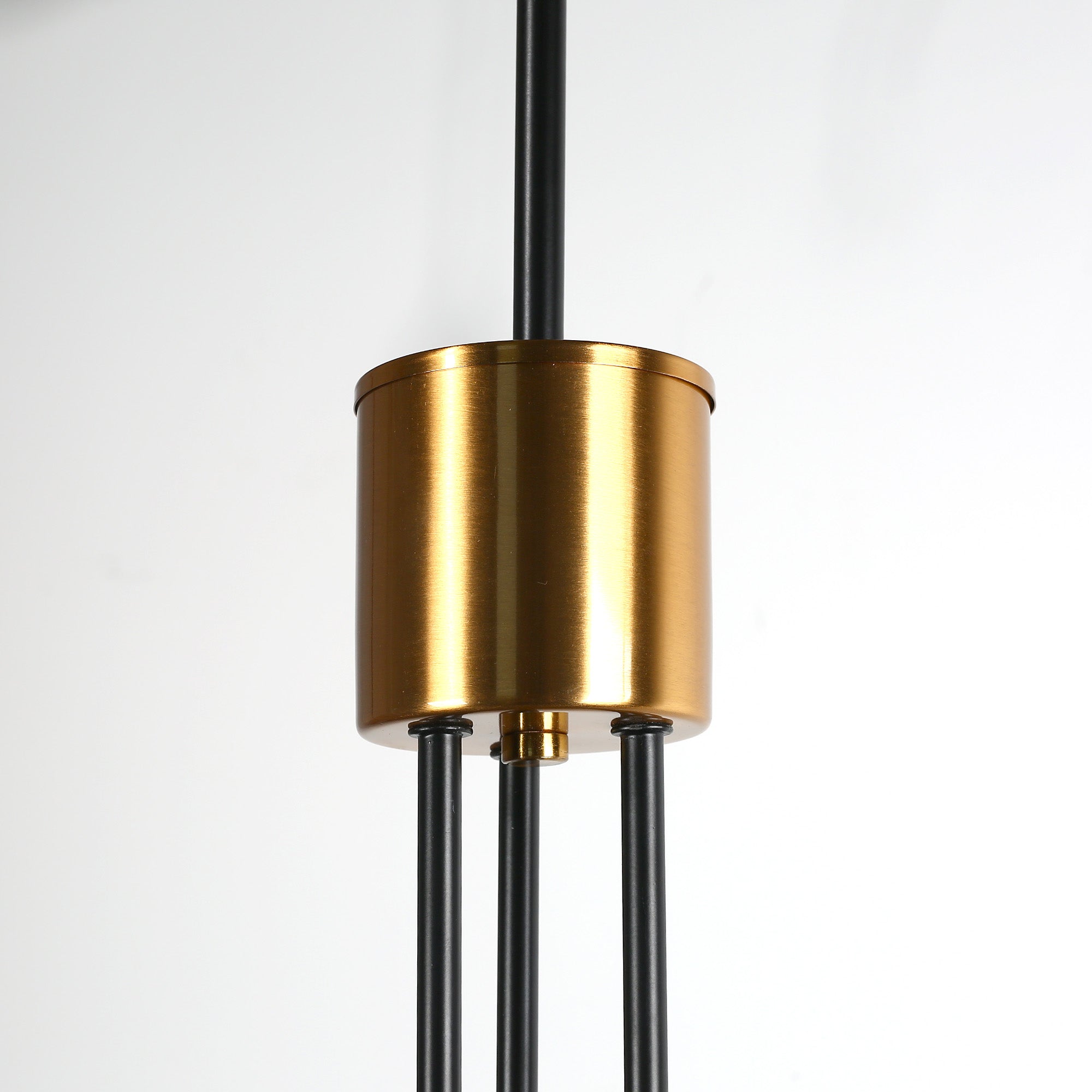 Jandcase 6-Light Black Gold Branch Chandelier ETL Certified Modern Ceiling Pendant Light E12