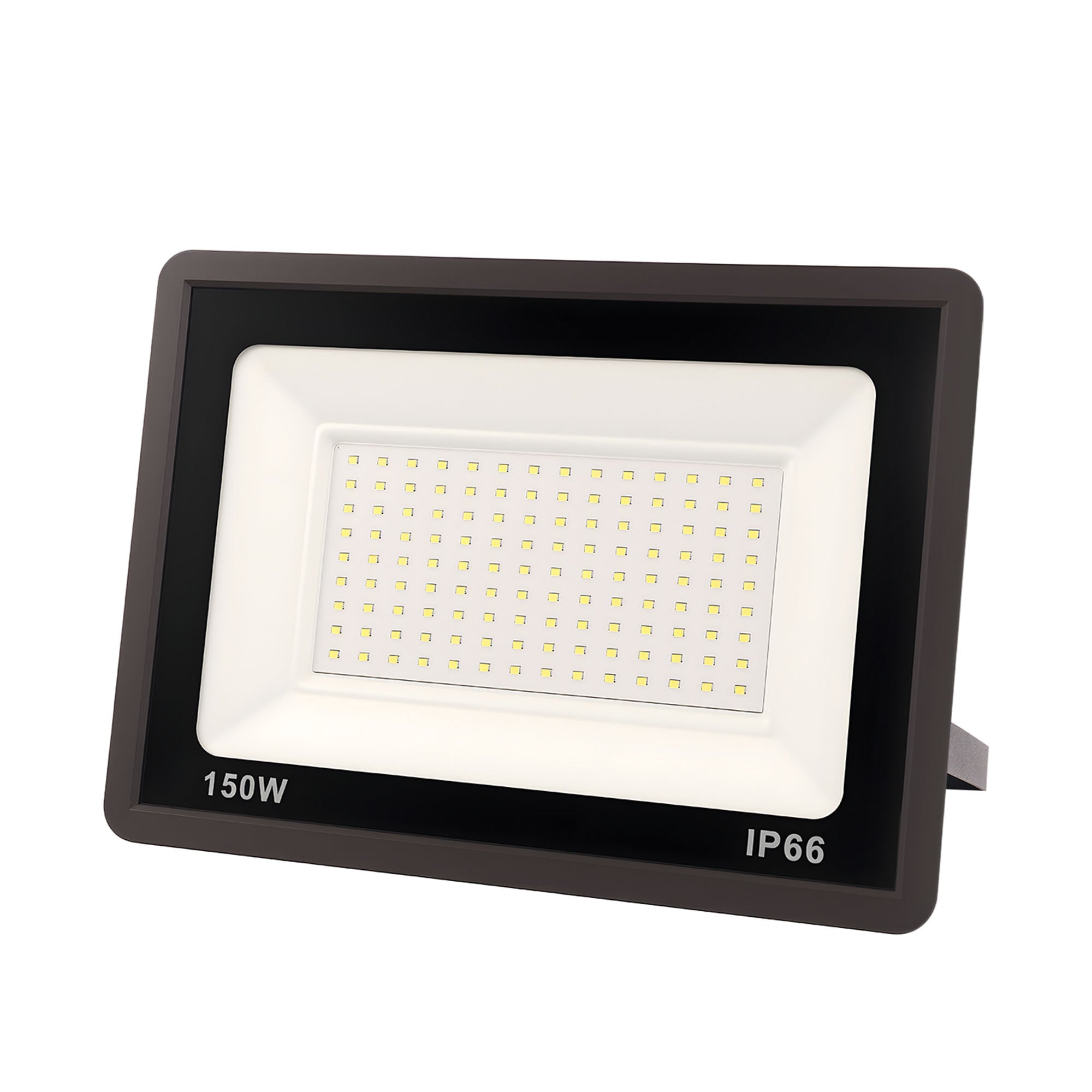 Jandcase 2-Pack LED Dusk to Dawn Flood Lights Outdoor 53.4W 3836LM Plug-in Security Spotlights IP66 Waterproof 6354K White Light