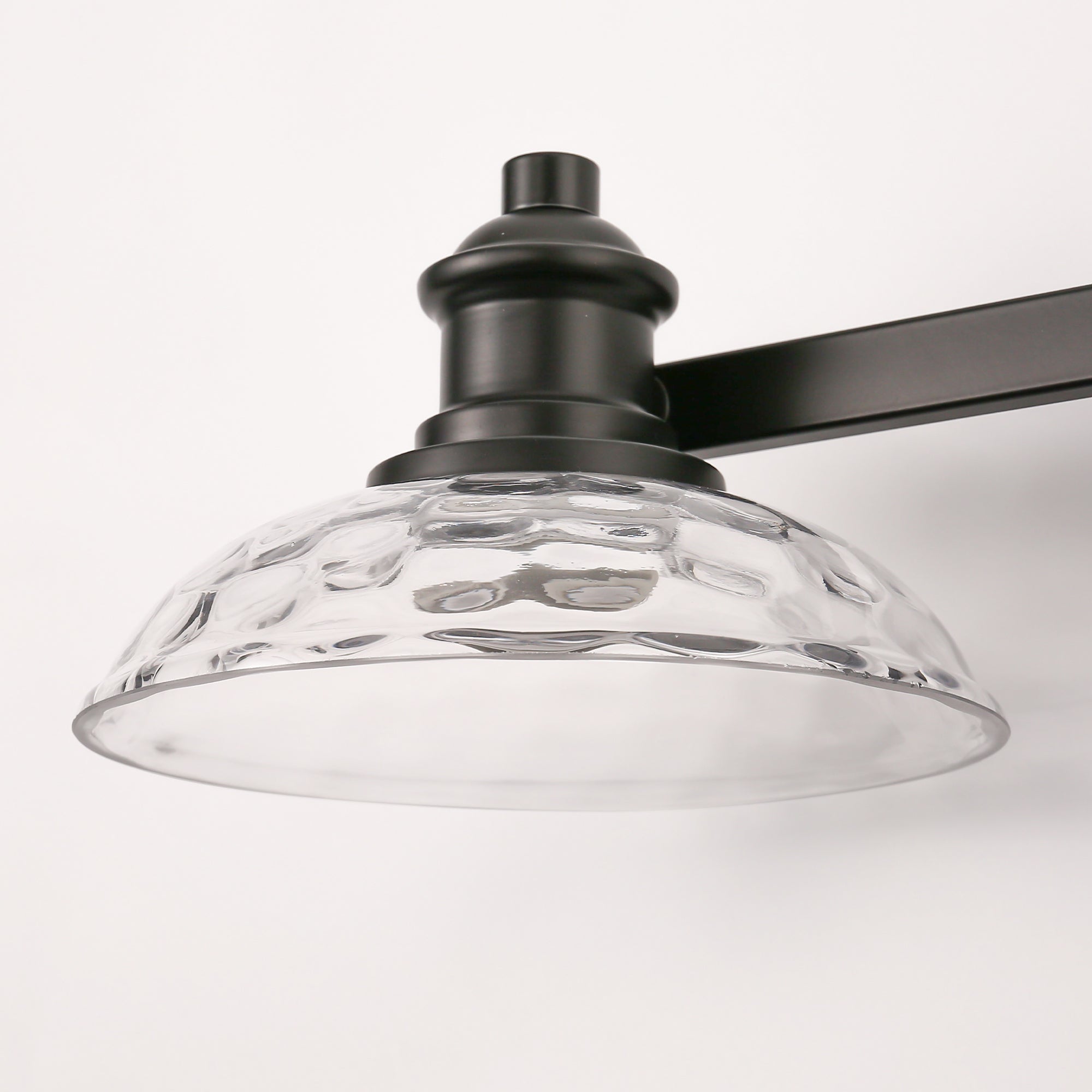 Jandcase 3-Light Black Bathroom Vanity Light Fixture Modern Wall Sconce E26 Mirror Lighting