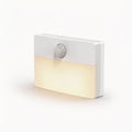 Jandcase Plug-in Motion Sensor Night Light 3000K Warm White Square LED Night Lamp with US Plug for Hallway Bedroom Bathroom