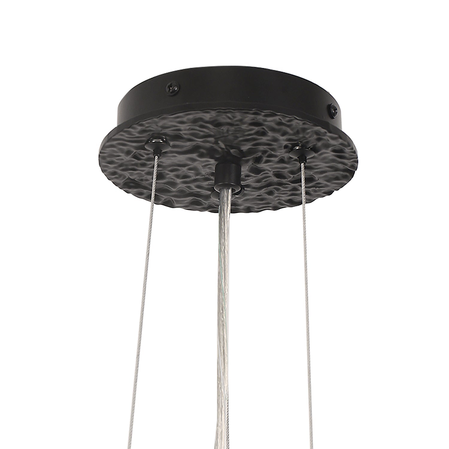 Jandcase 10-Light Matte Black Crystal Branch Chandelier with Crystal Shade, 31. 5 in. Traditional Hanging Fixture for Kitchen