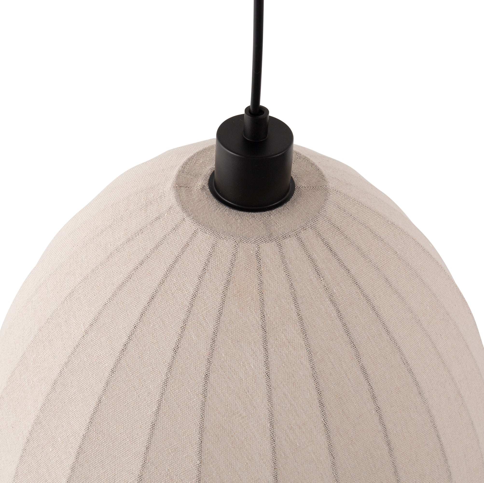 Jandcase 2-Pack 1-LIght Boho Woven Fabric Pendant Light KD Hanging Ceiling Fixture E26 for Bedroom Dining Room