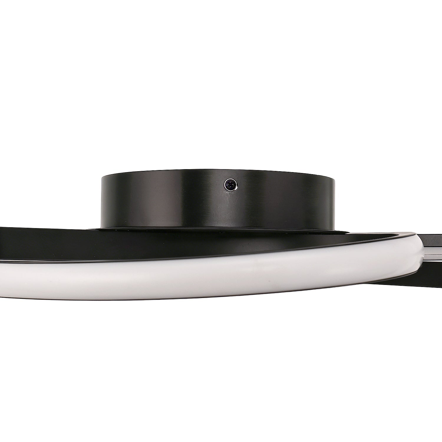 Jandcase 31.5 in. 3-Light Cluster Matte Black Integrated LED Butterfly Flush Mount Ceiling Light Dimmable 3000K-6000K for Bedroom