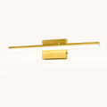 Jandcase 24in LED Vanity Light with Integrated LED, Dimmable 3CCT (3000K-5000K), Copper Finish, Metal + Acrylic