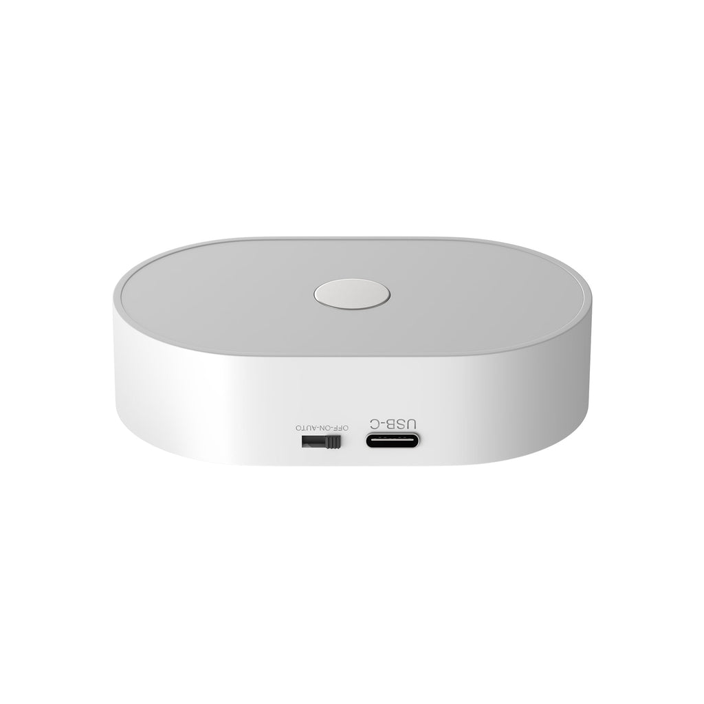 Jandcase 2.6 in. 0.6W 1-Light Cat-Eye Motion Sensor Integrated LED Under Cabinet Light with Remote Control,Wireless 6-Pack