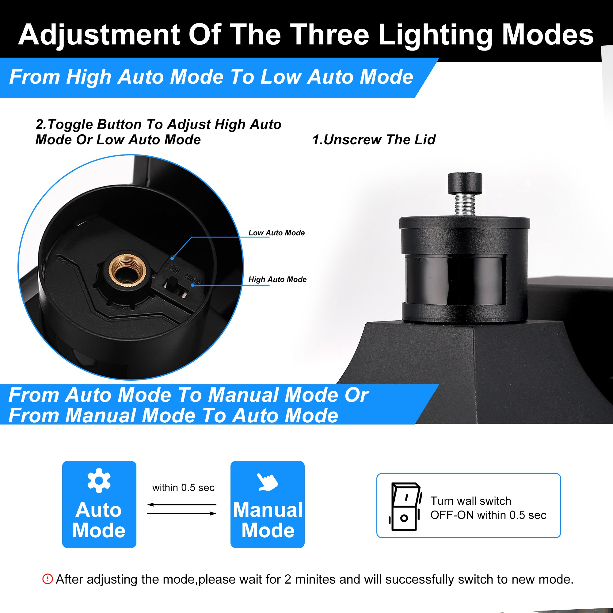 Jandcase Outdoor Wall Light with GFCI Outlet and Motion Sensor, UL Listed E26 Porch Light Fixture with 2 Modes Weather Resistant Exterior Sconce