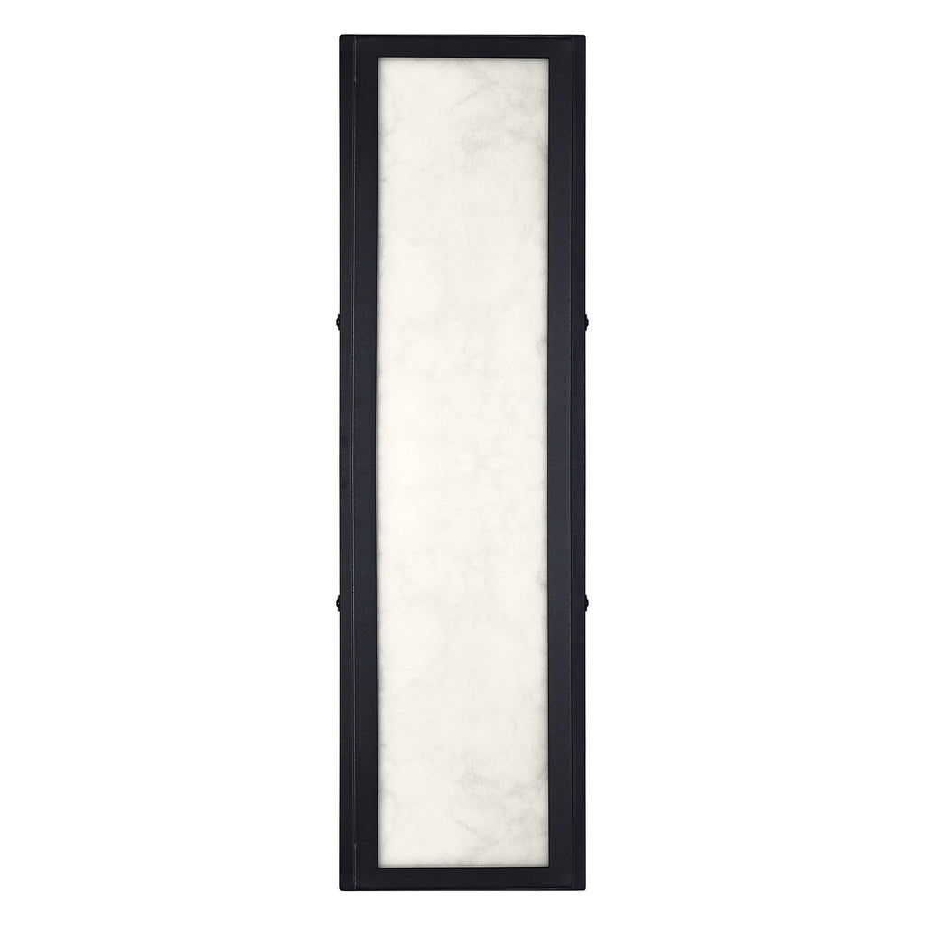 Jandcase 24.8in LED Outdoor Wall Light 30W IP65 Waterproof Marble Resin Sconce 3000K Modern Exterior Fixture