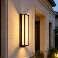 Jandcase 24.8in LED Outdoor Wall Light 30W IP65 Waterproof Marble Resin Sconce 3000K Modern Exterior Fixture