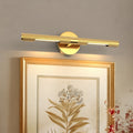 Jandcase 18.5 in. 2-Light Brass LED Wall Sconce with 3-Watt 2700K LED Bulbs for Entryway, Libraries E12 Bulbs Included