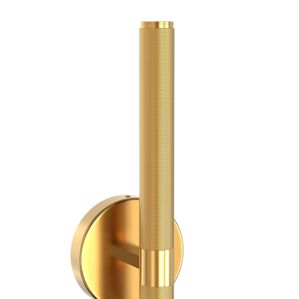 Jandcase 18.5 in. 2-Light Brass LED Wall Sconce with 3-Watt 2700K LED Bulbs for Entryway, Libraries E12 Bulbs Included