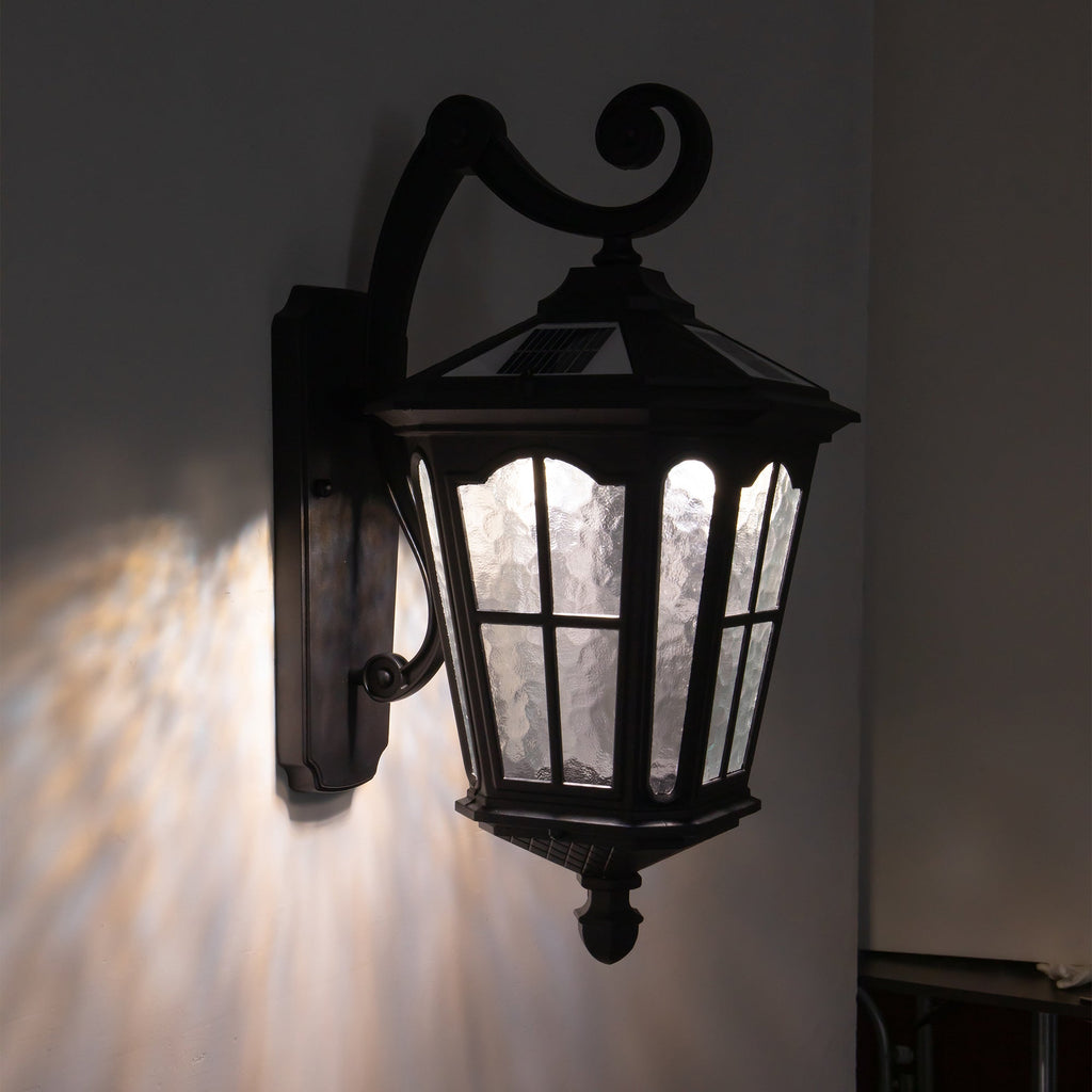 Jandcase Outdoor Wall Light IP65 Waterproof Aluminum LED Sconce 3000K-6000K Adjustable CCT Exterior Wall Lamp for Patio Porch Garden Gate Corridor