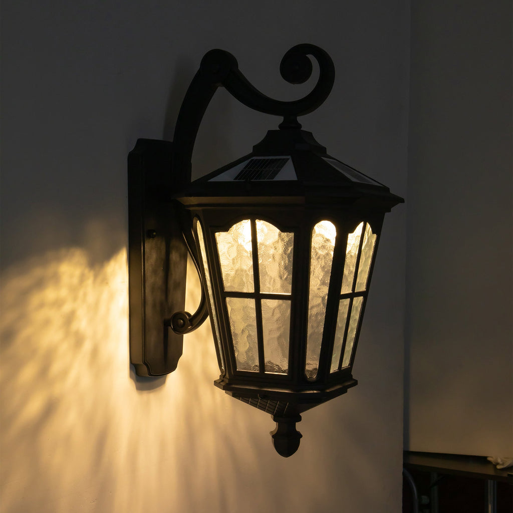 Jandcase Outdoor Wall Light IP65 Waterproof Aluminum LED Sconce 3000K-6000K Adjustable CCT Exterior Wall Lamp for Patio Porch Garden Gate Corridor